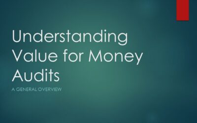 VALUE FOR MONEY AUDITS